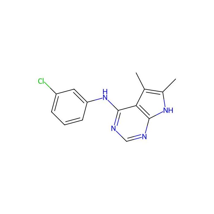 4-(3-Chlorophenylamino)-5,6-dimethyl-7H-pyrrolo(2,3-d)pyrimidine