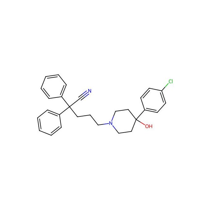 5-[4-(4-Chlorophenyl)-4-hydroxy-1-piperidyl]-2,2-diphenyl-pentanenitrile