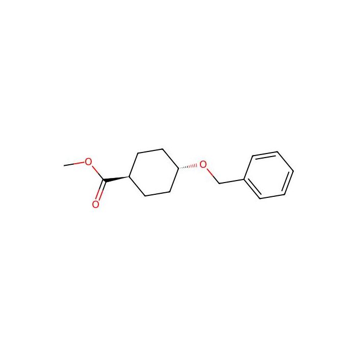 Cyclohexanecarboxylic acid, 4-(phenylmethoxy)-, methyl ester, trans-methyl trans-4-(benzyloxy)cyclohexane-1-carboxylate