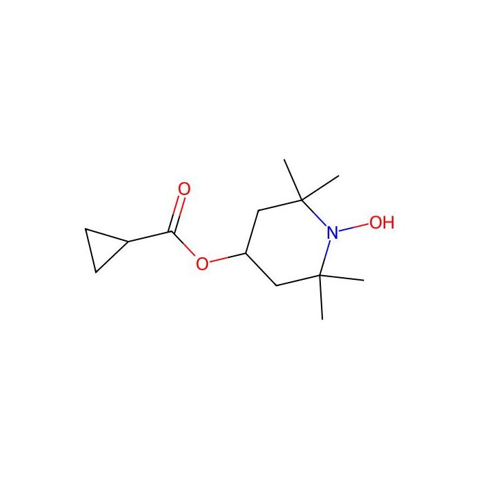 Cyclopropanecarboxylic acid, 1-hydroxy-2,2,6,6-tetramethyl-4-piperidinyl ester, 抗炎、抗氧化
