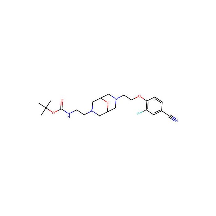 (2-{7-[2-(4-Cyano-2-fluoro-phenoxy)-ethyl]-9-oxa-3,7-diazabicyclo[3.3.1]non-3-yl}-ethyl)-carbamic acid tert-butyl ester, 电压门 L 型钙通道阻滞剂