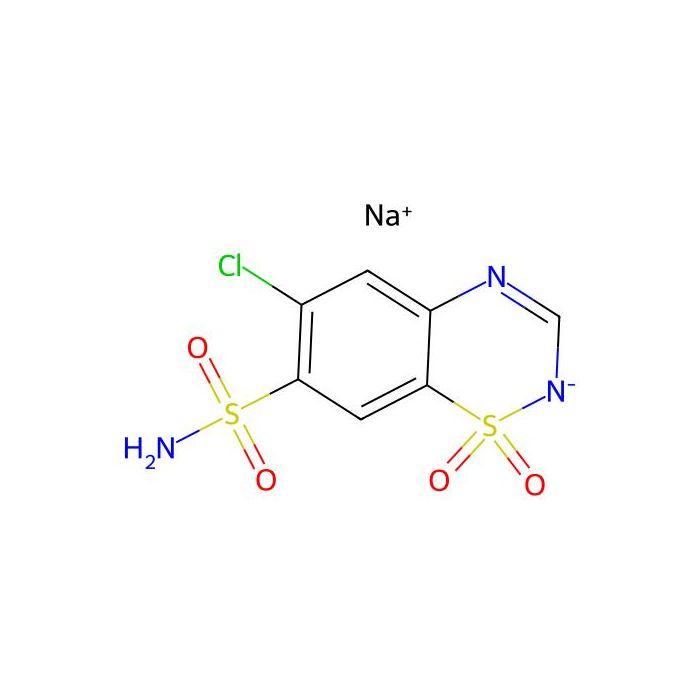 Chlorothiazide sodium, 对噻嗪类药物敏感的钠氯共转运抑制剂