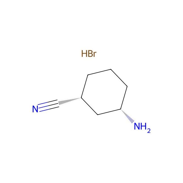 cis-3-aminocyclohexanecarbonitrile;hydrobromide