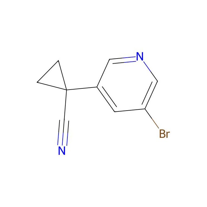 1-(5-bromo-3-pyridyl)cyclopropanecarbonitrile