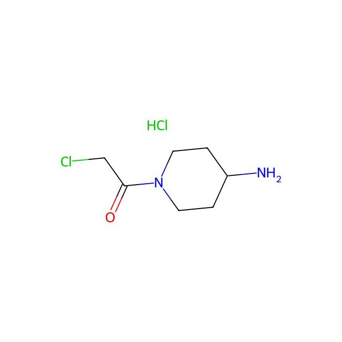 1-(4-amino-1-piperidyl)-2-chloro-ethanone;hydrochloride