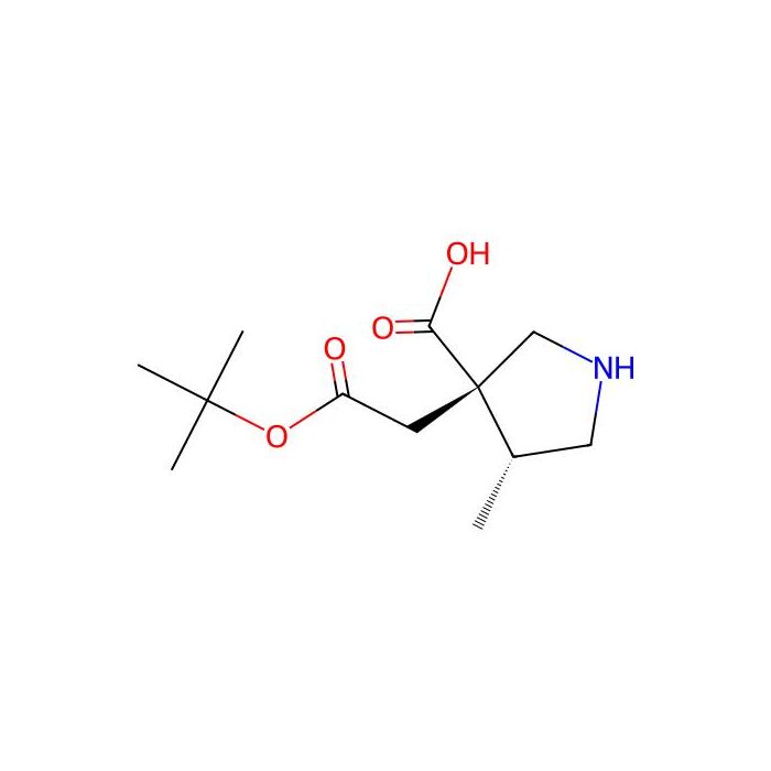 cis-3-[2-(tert-butoxy)-2-oxoethyl]-4-methylpyrrolidine-3-carboxylic acid