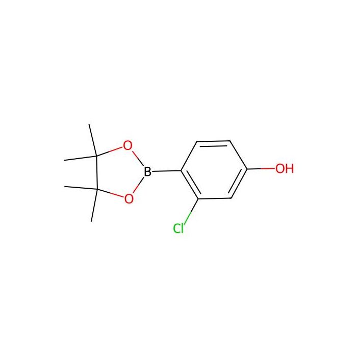 3-氯-4-(4，4，5，5-四甲基-1，3，2-二氧硼杂环戊烷-2-基)苯酚