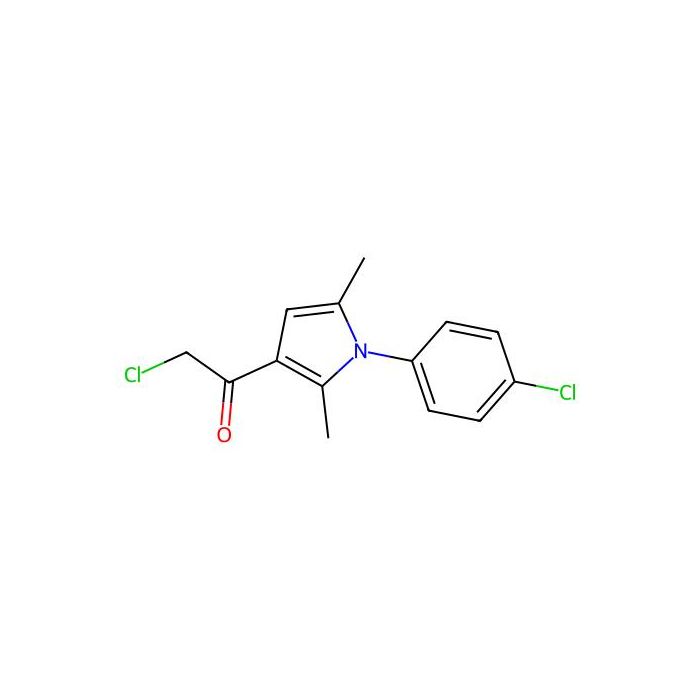 2-氯-1-[1-(4-氯苯基)-2，5-二甲基-1H-吡咯-3-基]-1-乙酮