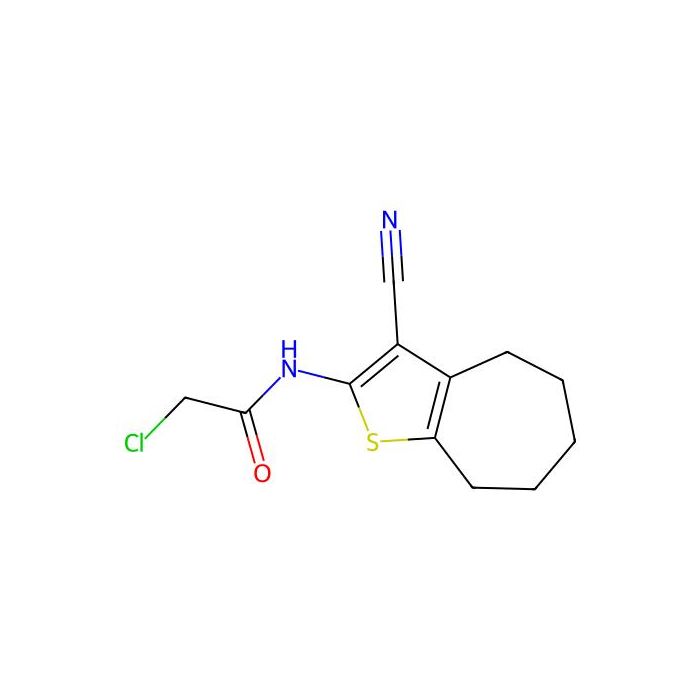 2-氯-N-(3-氰基-5，6，7，8-四氢-4H-环庚[b]噻吩-2-基)乙酰胺