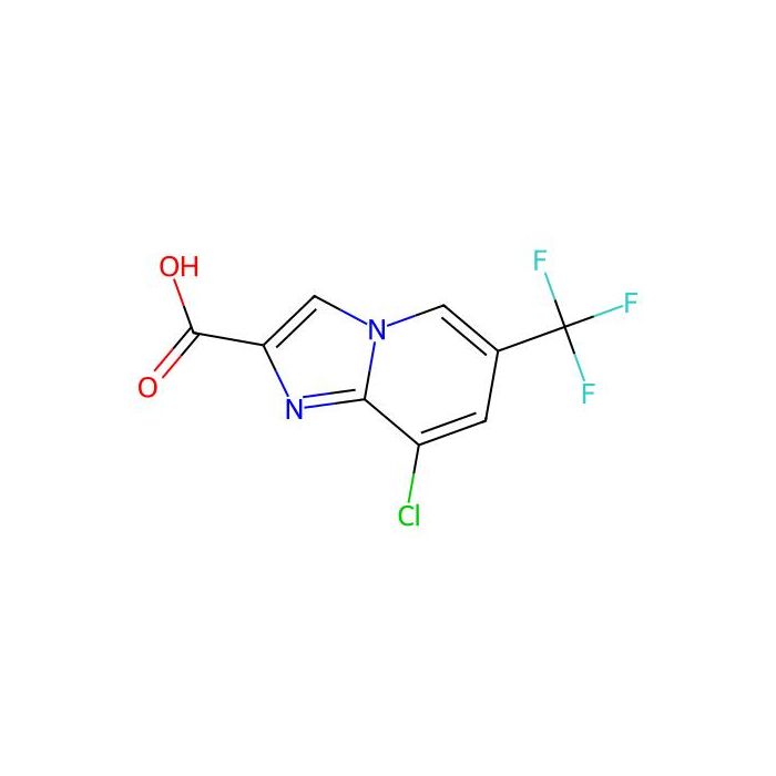 8-氯-6-(三氟甲基)咪唑并[1，2-a]吡啶-2-羧酸