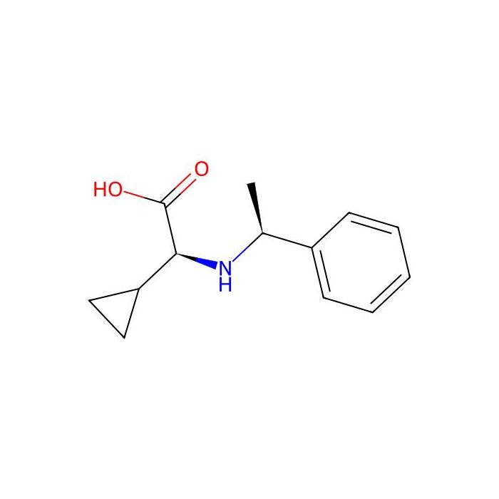 (S)-2-环丙基-2-(((S)-1-苯乙基)氨基)乙酸