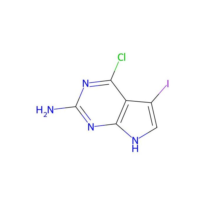 4-氯-5-碘-7H-吡咯并[2，3-d]嘧啶-2-胺