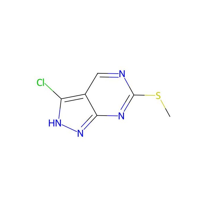 3-氯-6-(甲硫基)-1H-吡唑并[3，4-d]嘧啶