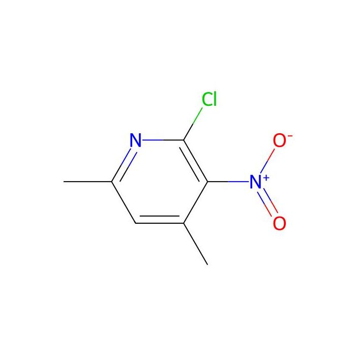 2-chloro-4，6-dimethyl-3-nitropyridine