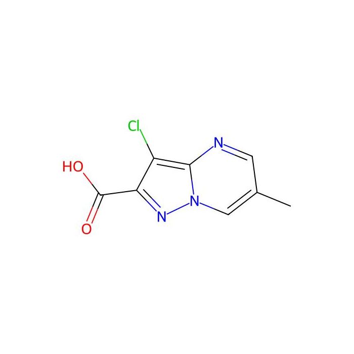 3-氯-6-甲基吡唑并[1，5-a]嘧啶-2-羧酸