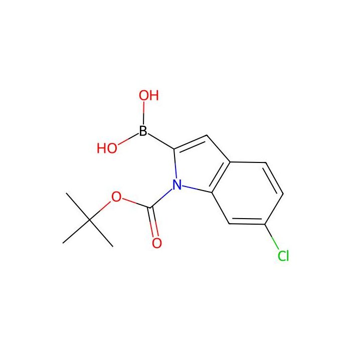 (1-(叔丁氧基羰基)-6-氯-1H-吲哚-2-基)硼酸(含数量不等的酸酐)