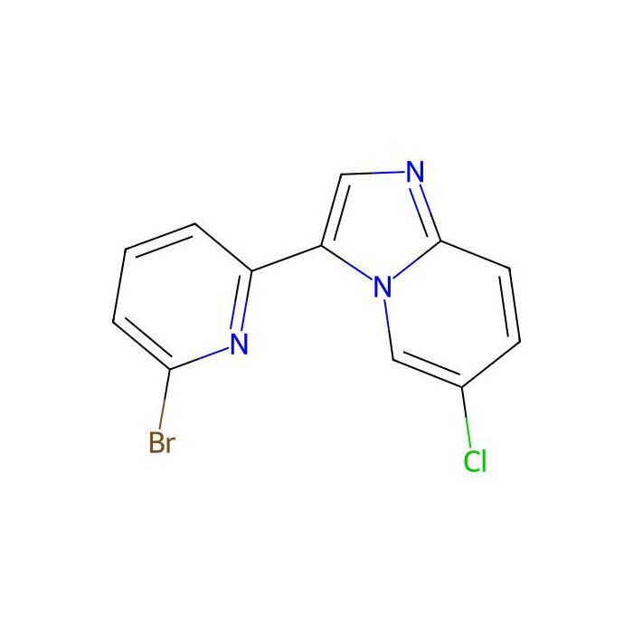 3-(6-溴吡啶-2-基)-6-氯咪唑并[1，2-a]吡啶