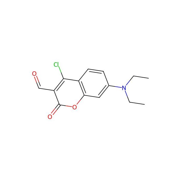 7-(N，N-二乙基氨基)-4-氯香豆素-3-甲醛