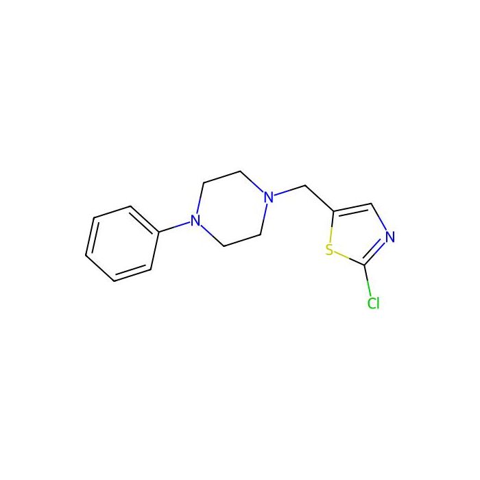 1-((2-Chloro-5-thiazolyl)methyl)-4-phenylpiperazine