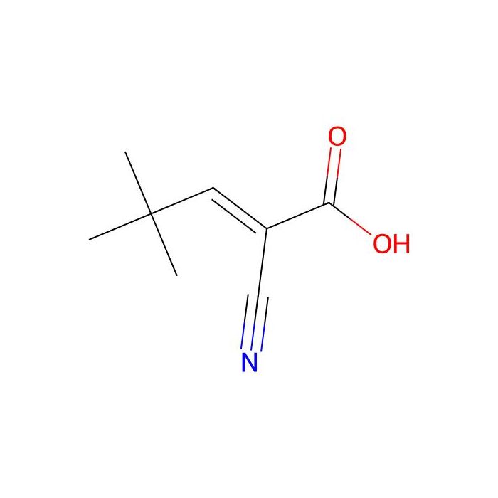 2-Cyano-4,4-dimethylpent-2-enoic acid