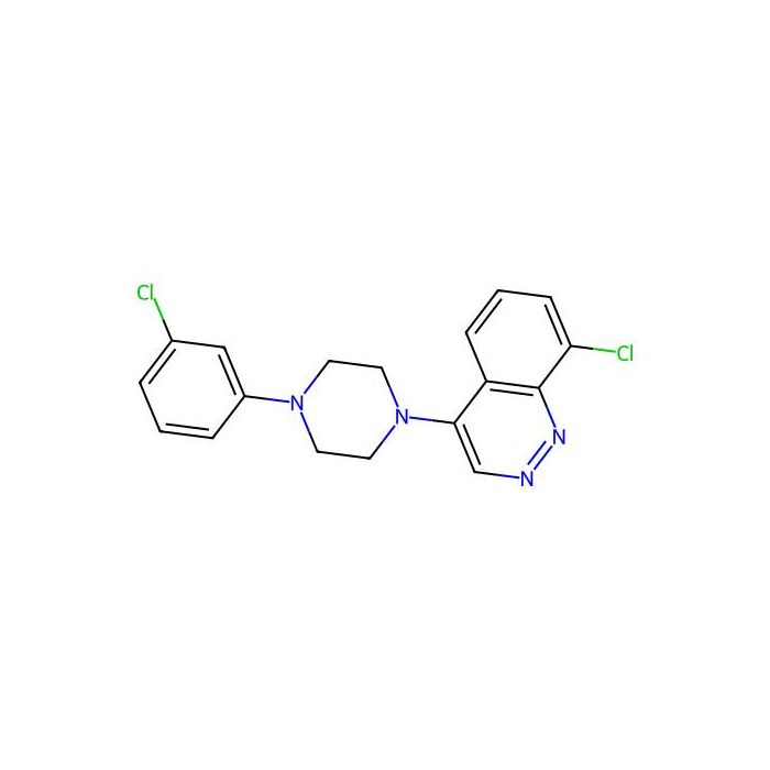 8-Chloro-4-(4-(3-chlorophenyl)piperazin-1-yl)cinnoline
