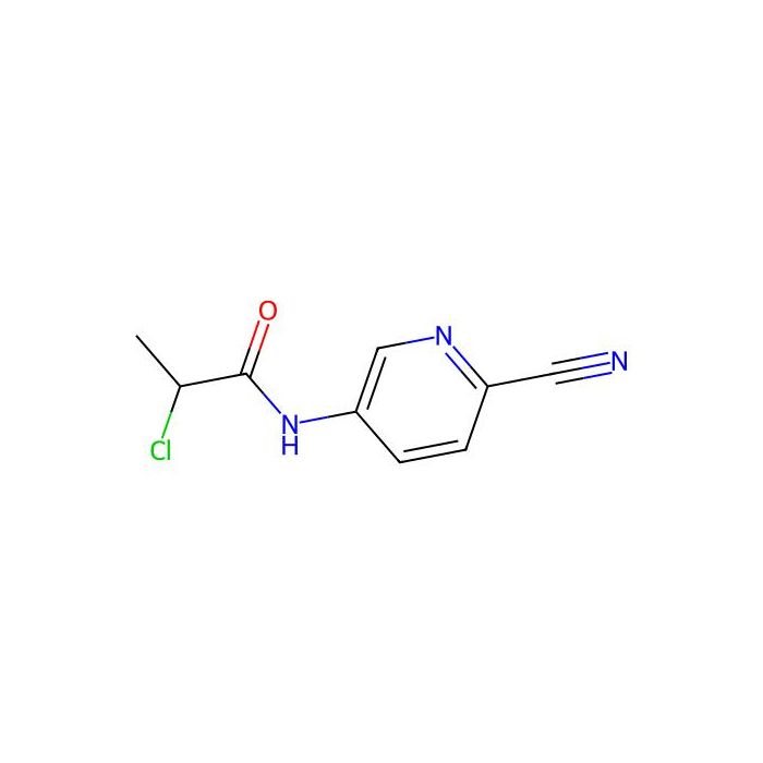 2-chloro-N-(6-cyanopyridin-3-yl)propanamide