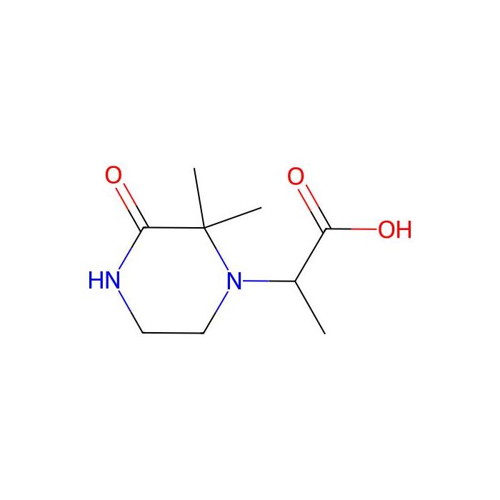 2-(2,2-Dimethyl-3-oxopiperazin-1-yl)propanoic acid