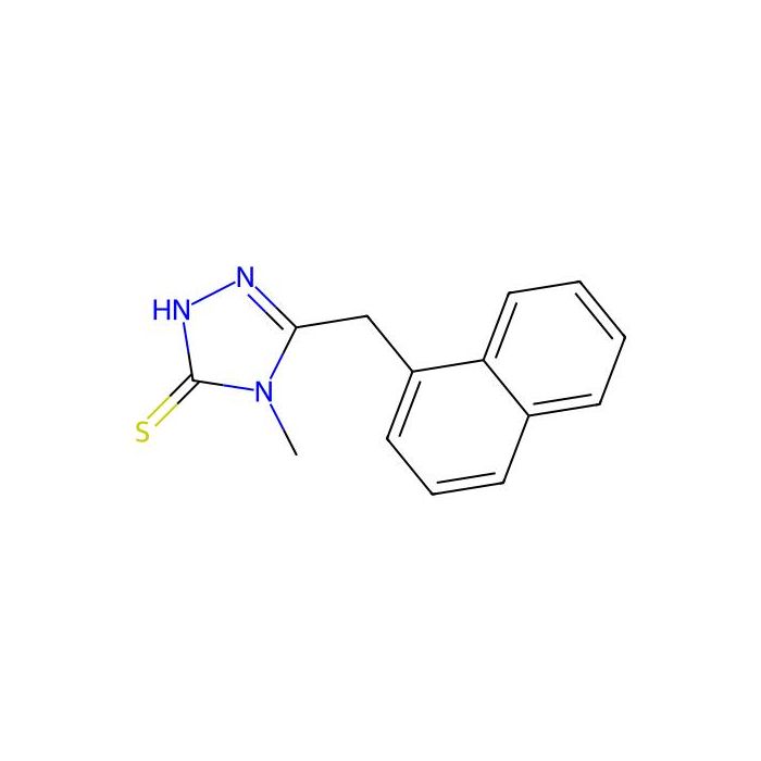 2,4-Dihydro-4-methyl-5-(1-naphthalenylmethyl)-3H-1,2,4-triazole-3-thione