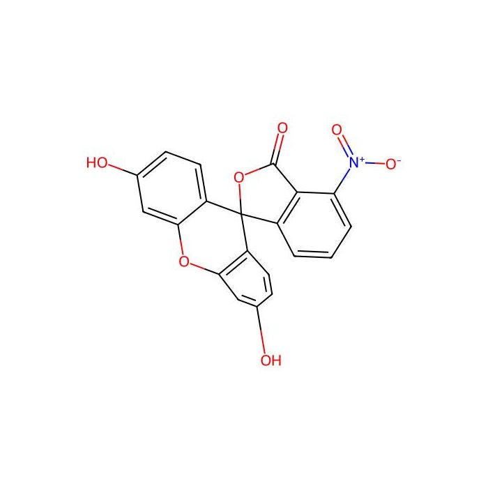 3',6'-dihydroxy-4-nitro-3H-spiro[isobenzofuran-1,9'-xanthen]-3-one