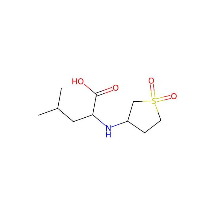 2-(1,1-Dioxo-tetrahydro-1lambda*6*-thiophen-3-ylamino)-4-methyl-pentanoic acid