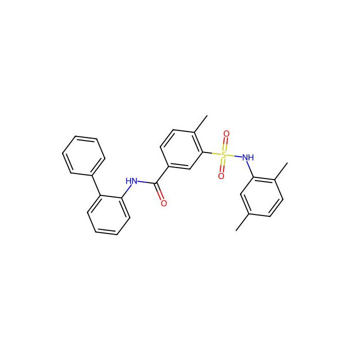 3-[(2,5-dimethylphenyl)sulfamoyl]-4-methyl-N-(2-phenylphenyl)benzamide
