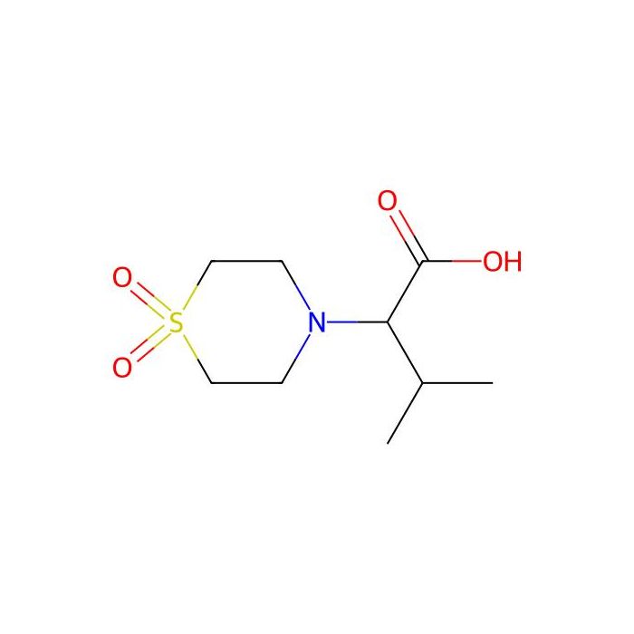 2-(1,1-Dioxo-1lambda~6~,4-thiazinan-4-yl)-3-methylbutanoic acid