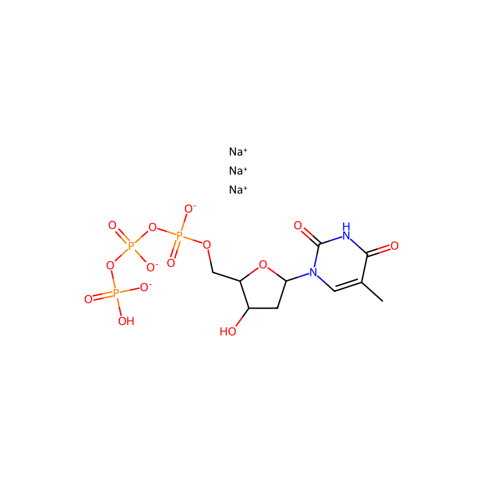 2'-脱氧胸苷-5'-三磷酸三钠，二水