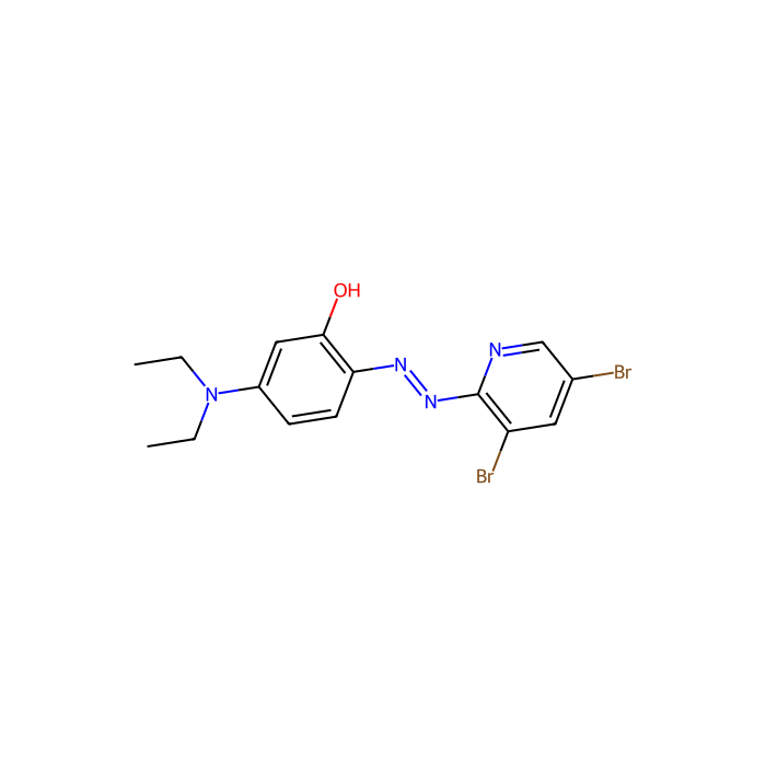 2-(3,5-二溴-2-吡啶偶氮)-5-二乙氨基酚