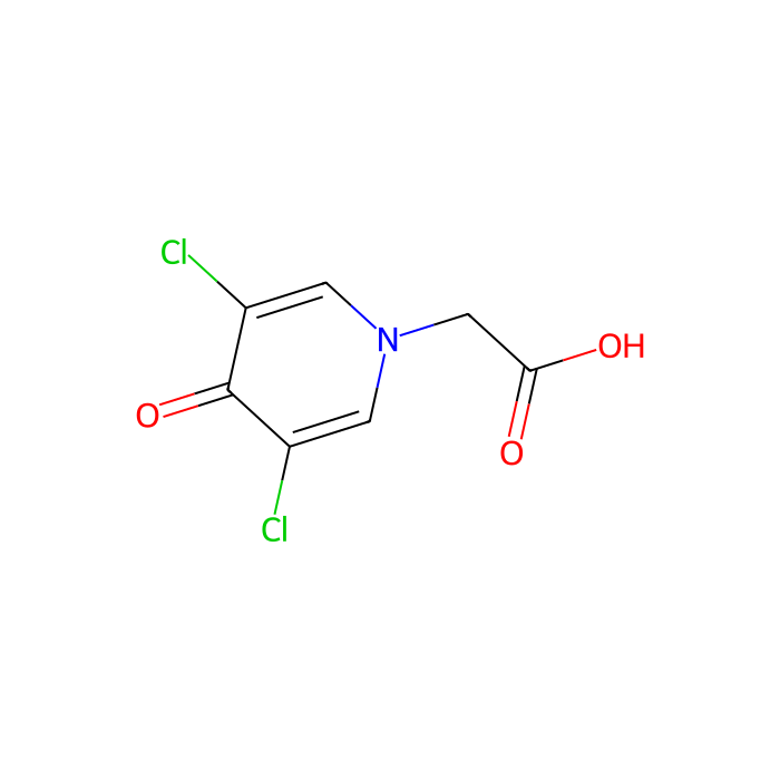 3,5-二氯-4-吡啶酮-1-乙酸