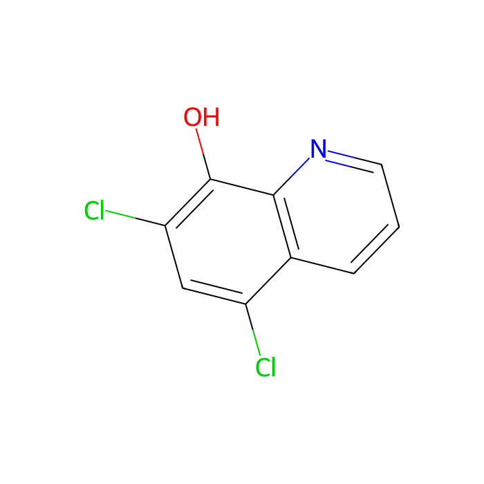 5,7-二氯-8-羟基喹啉, DNA 抑制剂