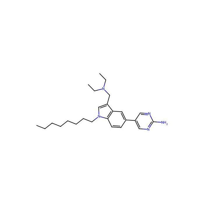 5-[3-(Diethylaminomethyl)-1-octylindol-5-yl]pyrimidin-2-amine