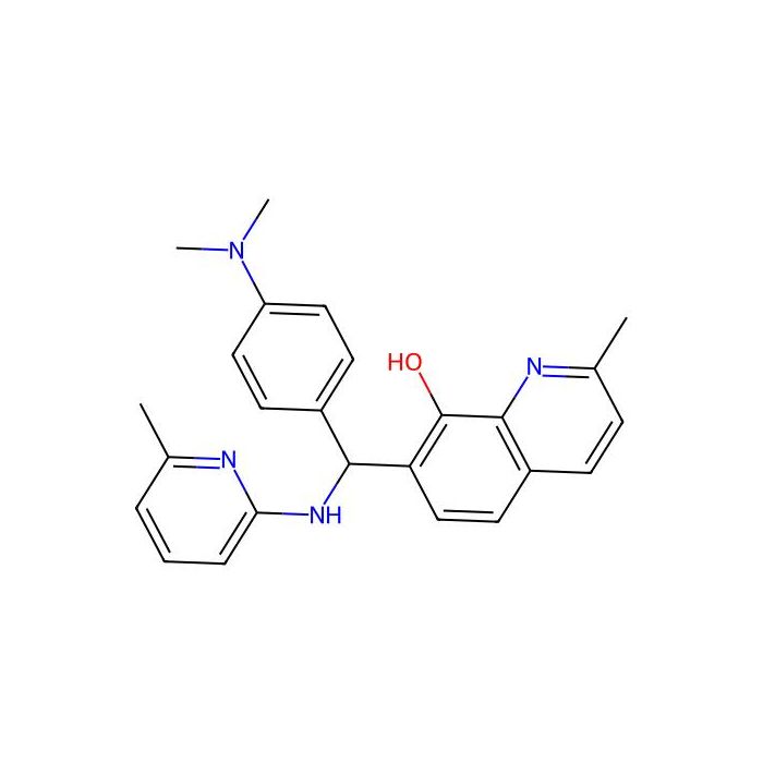 7-{[4-(Dimethylamino)phenyl][(6-methylpyridin-2-yl)amino]methyl}-2-methylquinolin-8-ol