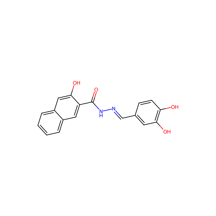 3-羟基-萘-2-羧酸（3,4-二羟基-亚苄基）-酰肼