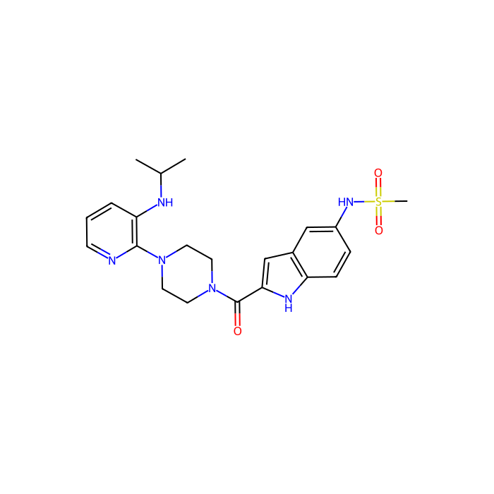 Delavirdine,地拉呋定