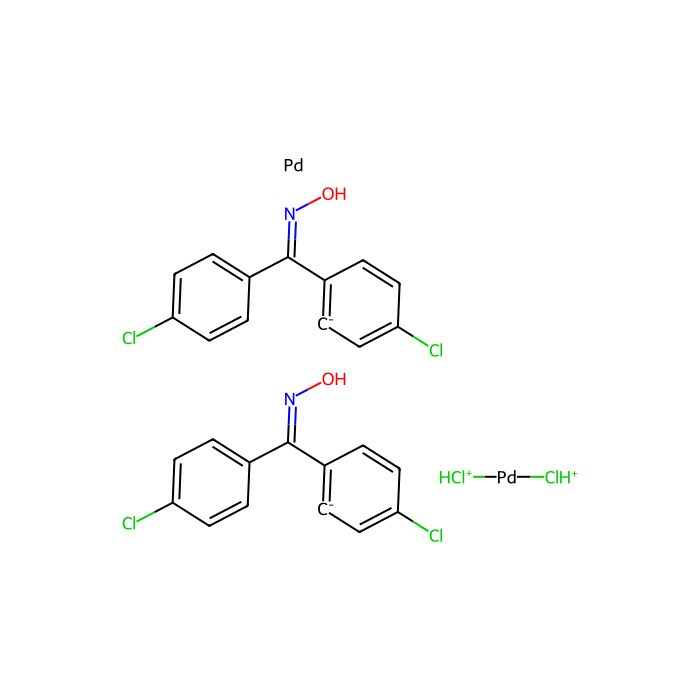 二-μ-氯双[5-氯-2-[(4-氯苯基)(肟基)甲基]苯基]钯(II)二聚体