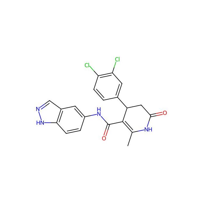 4-(3,4-dichlorophenyl)-N-1H-indazol-5-yl-2-methyl-6-oxo-1,4,5,6-tetrahydropyridine-3-carboxamide