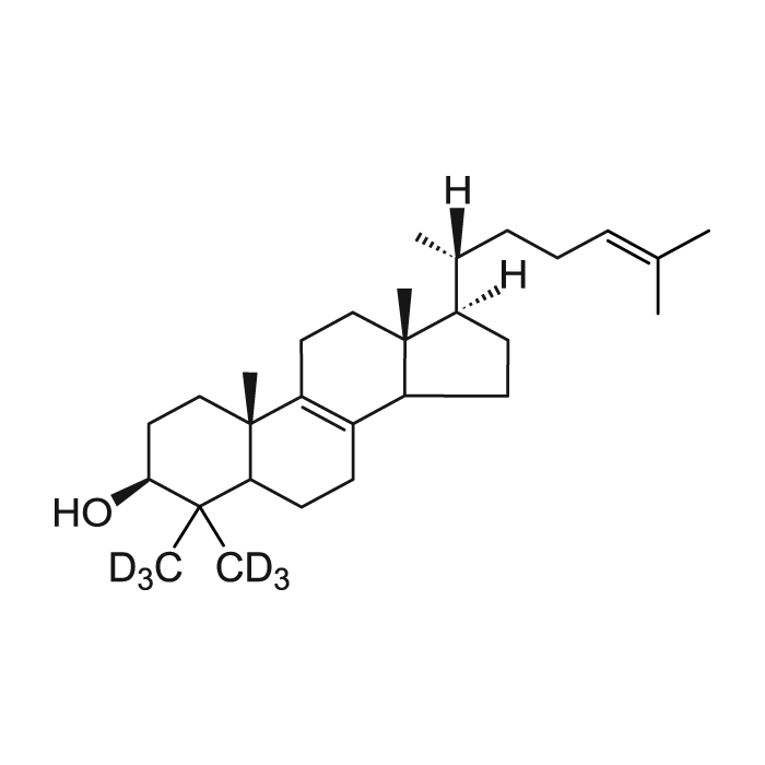 (4,4-二甲基-d6)胆甾-8(9),24-二烯-3β-醇