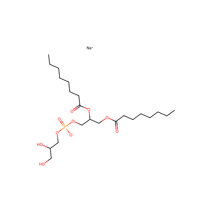 1,2-二辛酰基-sn-甘油-3-磷酸-(1'-rac-甘油)(钠盐)