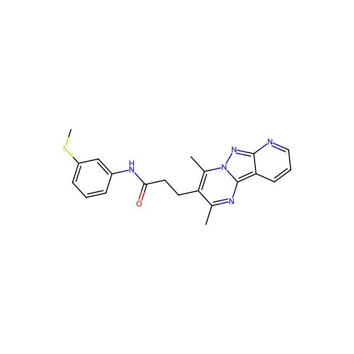 3-(2,4-Dimethylpyrido[2',3':3,4]pyrazolo[1,5-a]pyrimidin-3-yl)-N-(3-(methylthio)phenyl)propanamide