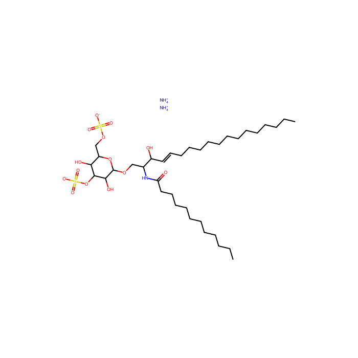 3,6-二-O-磺基-D-半乳糖基-β1-1'-N-月桂酰-D-赤型-鞘氨醇(铵盐)