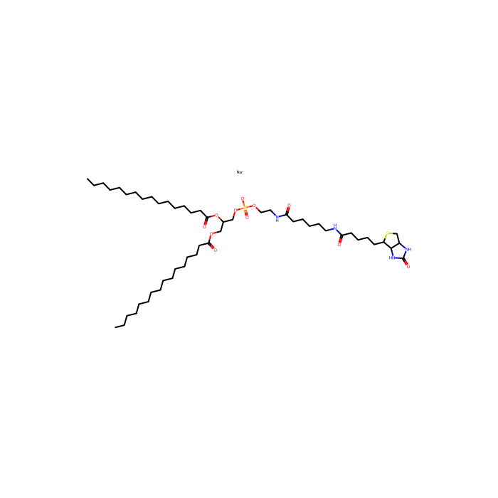 1,2-二棕榈酰基-sn-甘油-3-磷酸乙醇胺-N-(帽生物素)(钠盐)