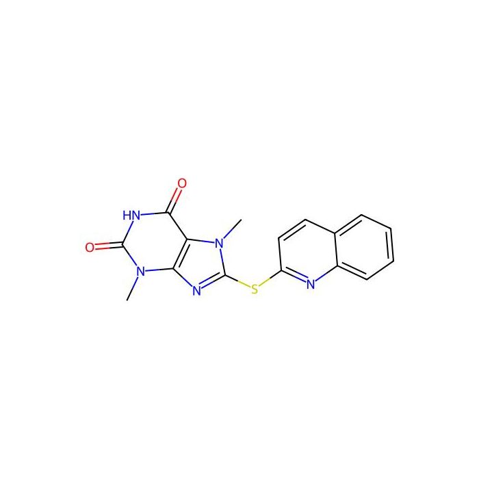 3,7-Dimethyl-8-quinolin-2-ylsulfanylpurine-2,6-dione