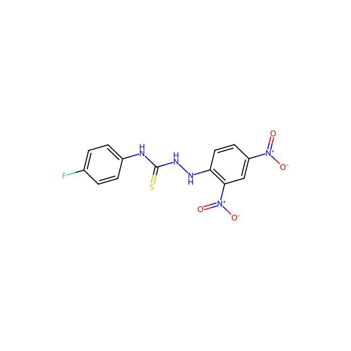 2-(2,4-dinitrophenyl)-N-(4-fluorophenyl)hydrazinecarbothioamide