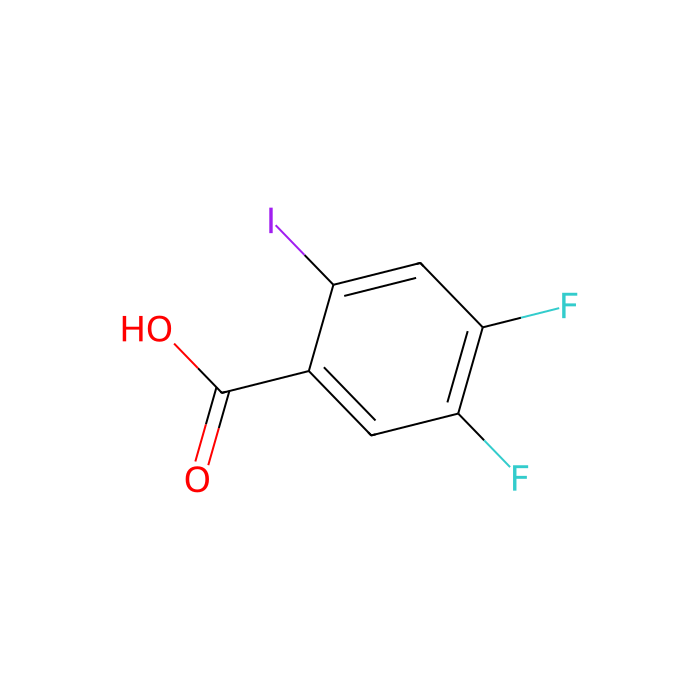 2-碘-4,5-二氟苯甲酸